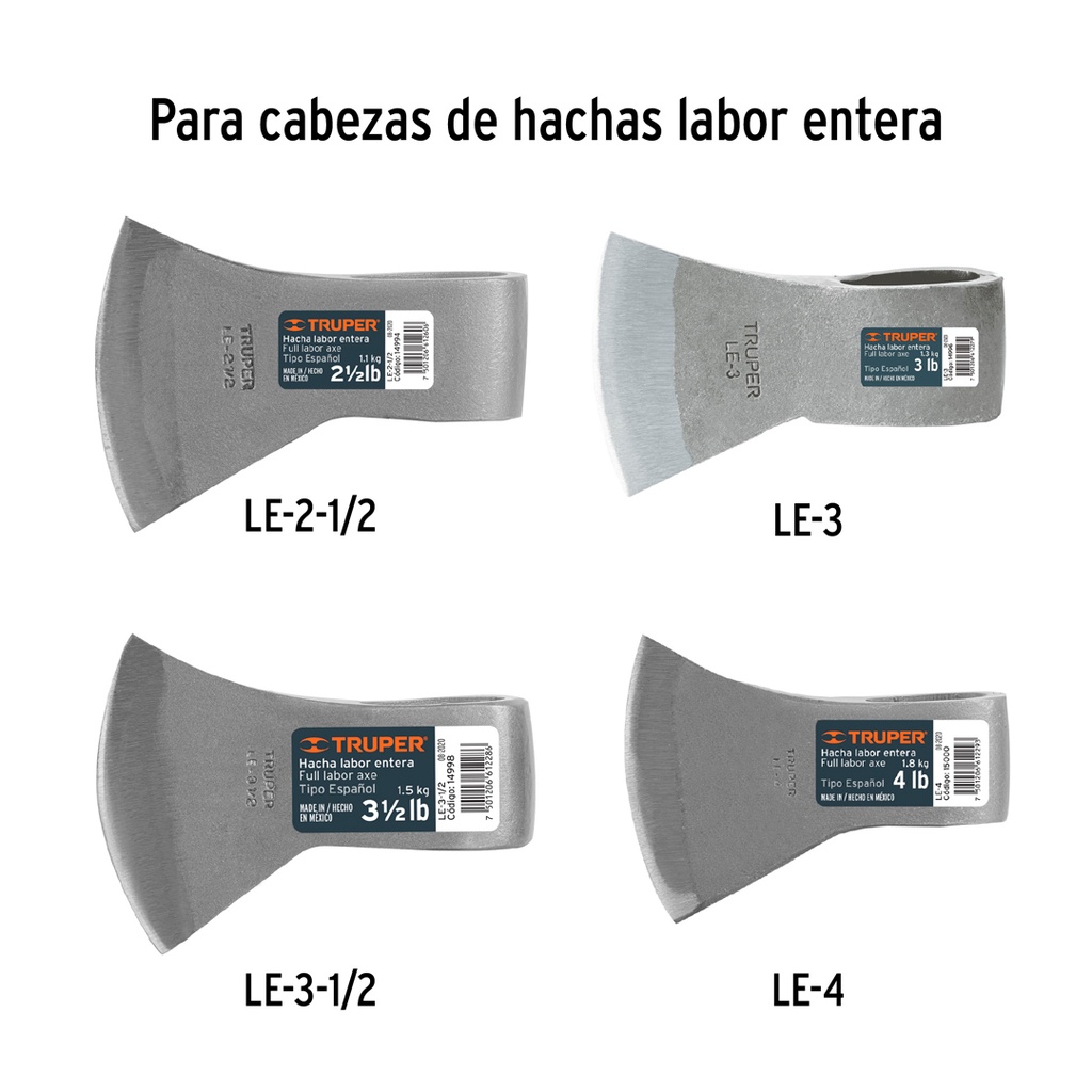 MANGO FIBRA DE VIDRIO 36' PARA HACHAS MEDIA Y LABOR ENTERA 3