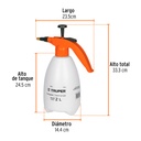 FUMIGADOR DE 2 LITROS DOMÉSTICO, TRUPER 3
