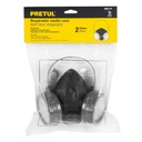 RESPIRADOR SIN CARTUCHO, 2 FILTROS, PRETUL