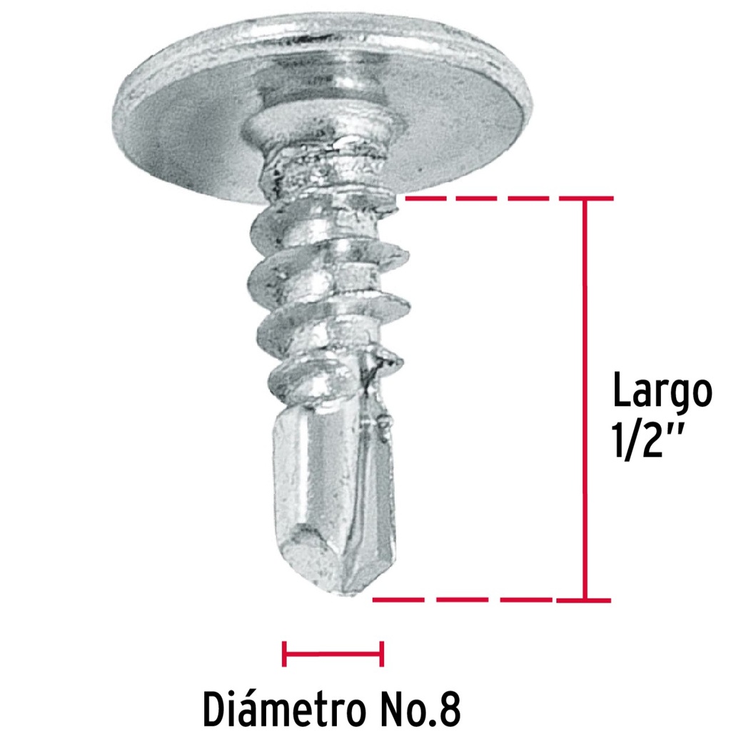 PIJA BROCA 8 X 1/2 44645