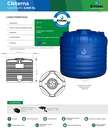 CISTERNA CITIJAL 3500 LTS USO RUDO AZUL REY*