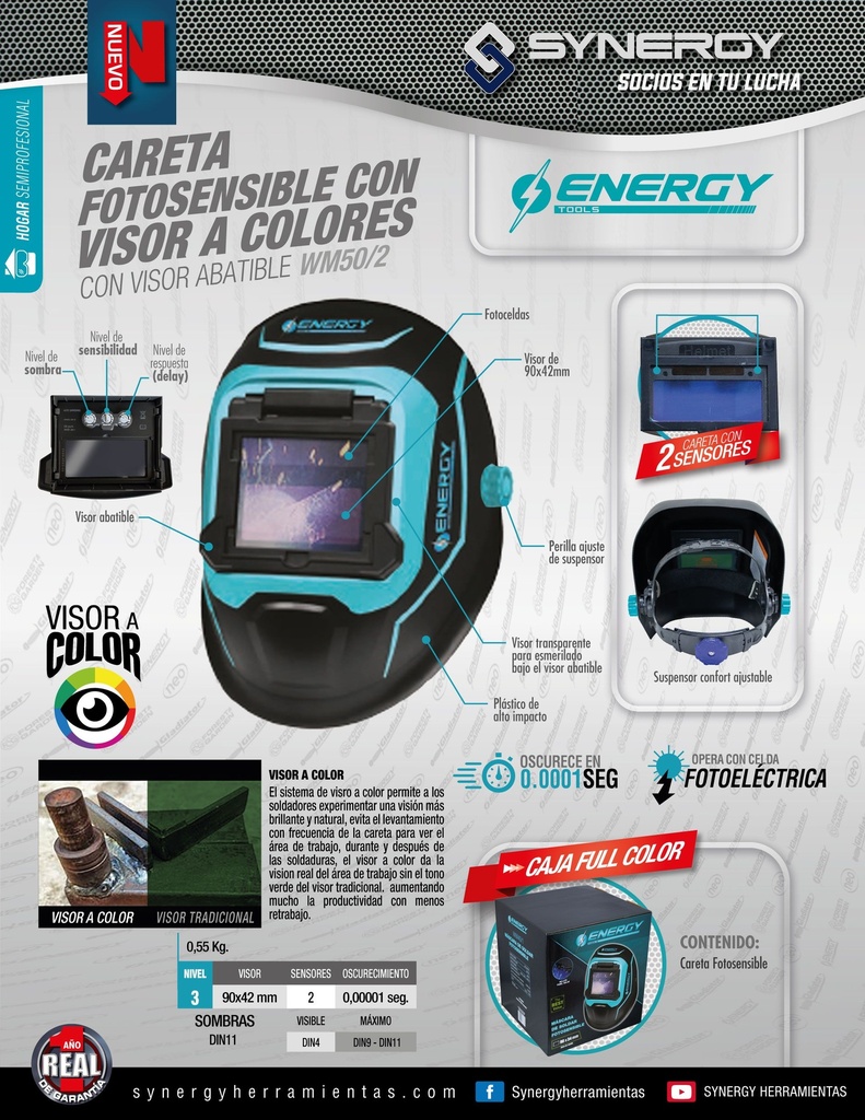 ESMERILADORA 4 1/2, 900W 11000rpm 