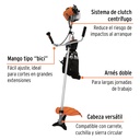 CARACTERISTICAS DESBROZADORA GASOLINA 63CC MANGO TIPO "BICI"