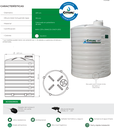 CISTERNA CITIJAL 10,000 LTS BLANCA