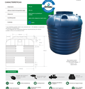 TINACO CITIJAL USO RUDO 1100 LTS AZUL