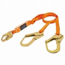 LÍNEA VIDA ABSORBEDOR IMPACTO DOBLE BRAZO GANCHO GRANDE,ANSI