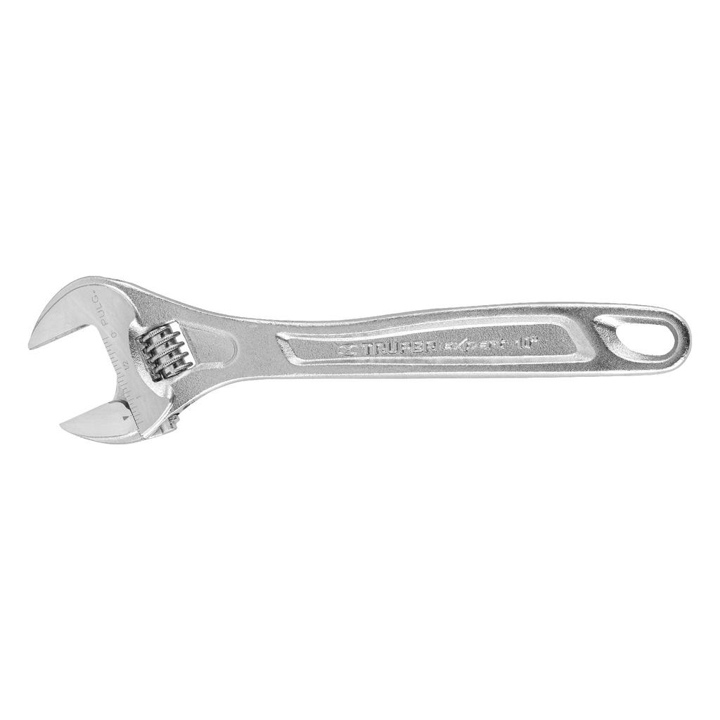 LLAVE AJUSTABLE (PERICO) 10' PROFESIONAL CROMADA, EXPERT