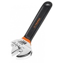 LLAVE AJUSTABLE (PERICO) 12' CROMADA MANGO DE PVC, TRUPER