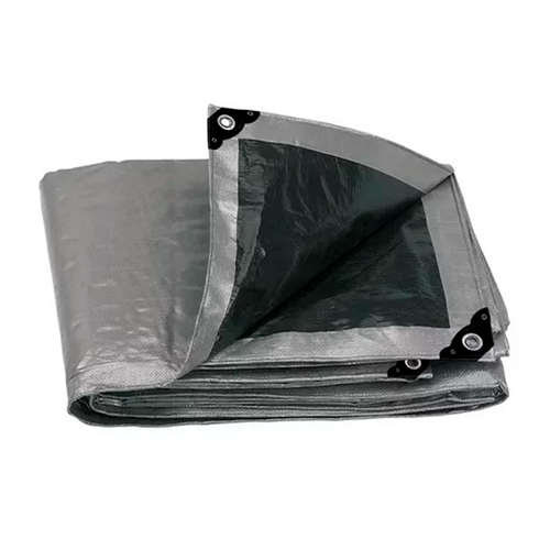LONA DE POLIETILENO REFORZADA 4 X 6 M, GRIS, 180G/M2, TRUPER