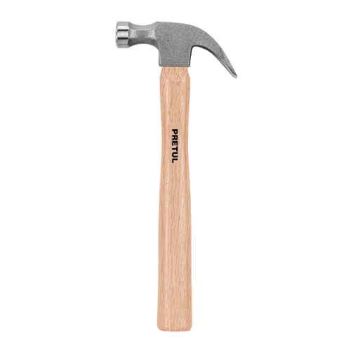 MARTILLO SEMIPULIDO, 16 OZ, UÑA CURVA, PRETUL
