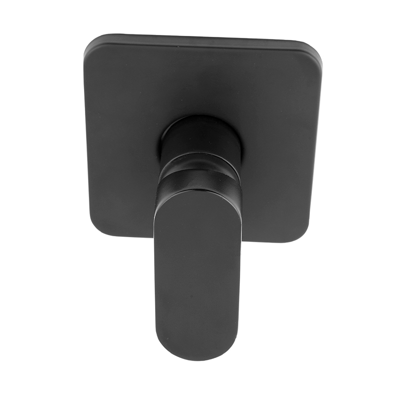 MONOMANDO DE EMPOTRAR PARA REGADERA NEGRO MATE