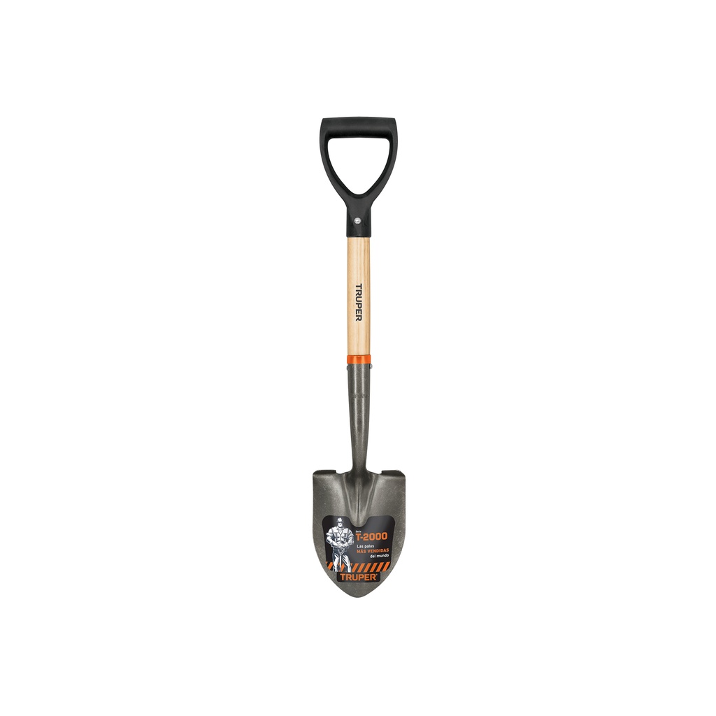 [TRU-17193] PALA CAJUELERA REDONDA, PUÑO 'D' MANGO DE MADERA, TRUPER