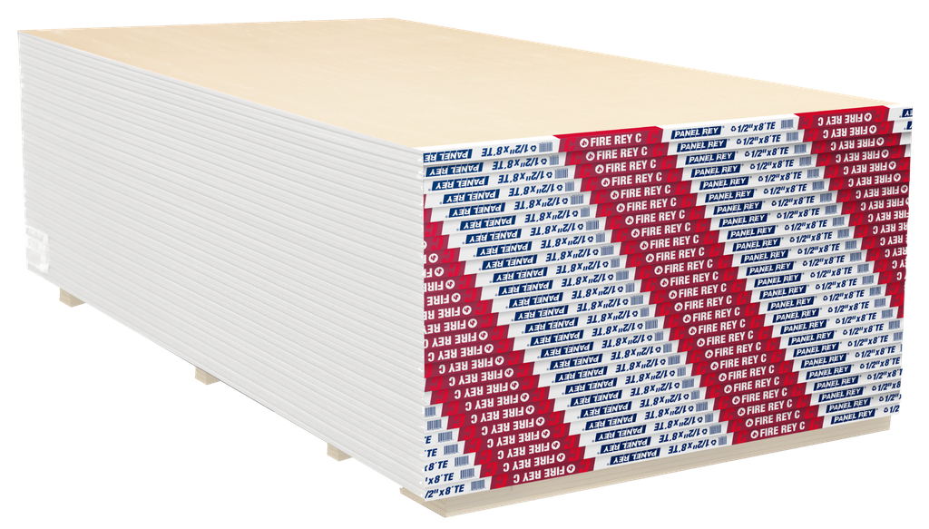 PANEL DE YESO FIRE REY 1.22 X 2.44 X12.7MM*