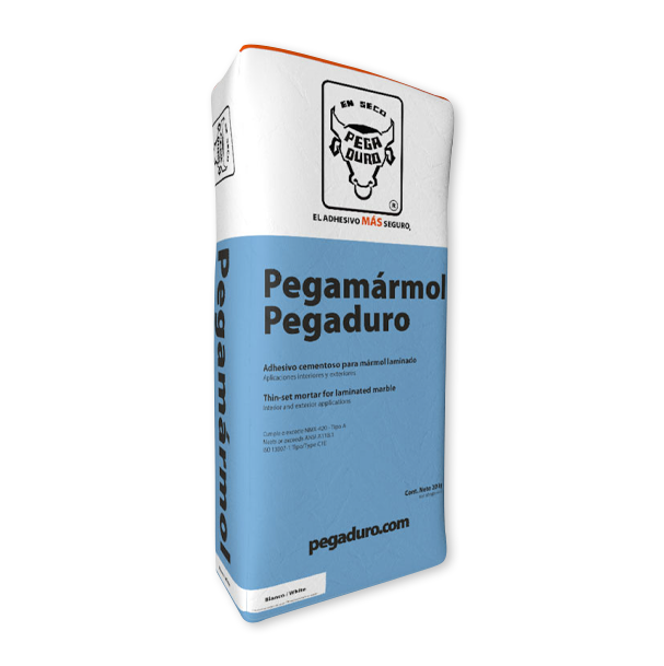 PEGAMARMOL PEGADURO BLANCO 20 KG