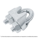 BLÍSTER C/2 NUDOS (PERROS) DE HIERRO P/CABLE DE 5/16', FIERO