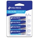 BLÍSTER CON 4 PILAS ALCALINAS AA, VOLTECK