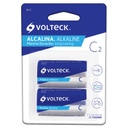 BLÍSTER CON 2 PILAS ALCALINAS C, VOLTECK
