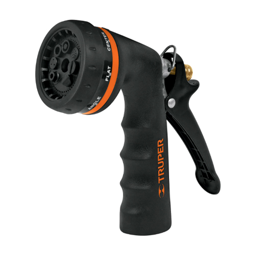 PISTOLA PARA RIEGO DE 8 FUNCIONES METÁLICA CON RECUBRIMIENTO