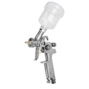 PISTOLA P/RETOQUE GRAVEDAD HVLP VASO PLÁSTICO, 1 MM, TRUPER