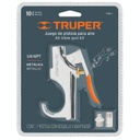 PISTOLA METÁLICA PARA SOPLETEAR, CUERDA 1/4' NPT, TRUPER