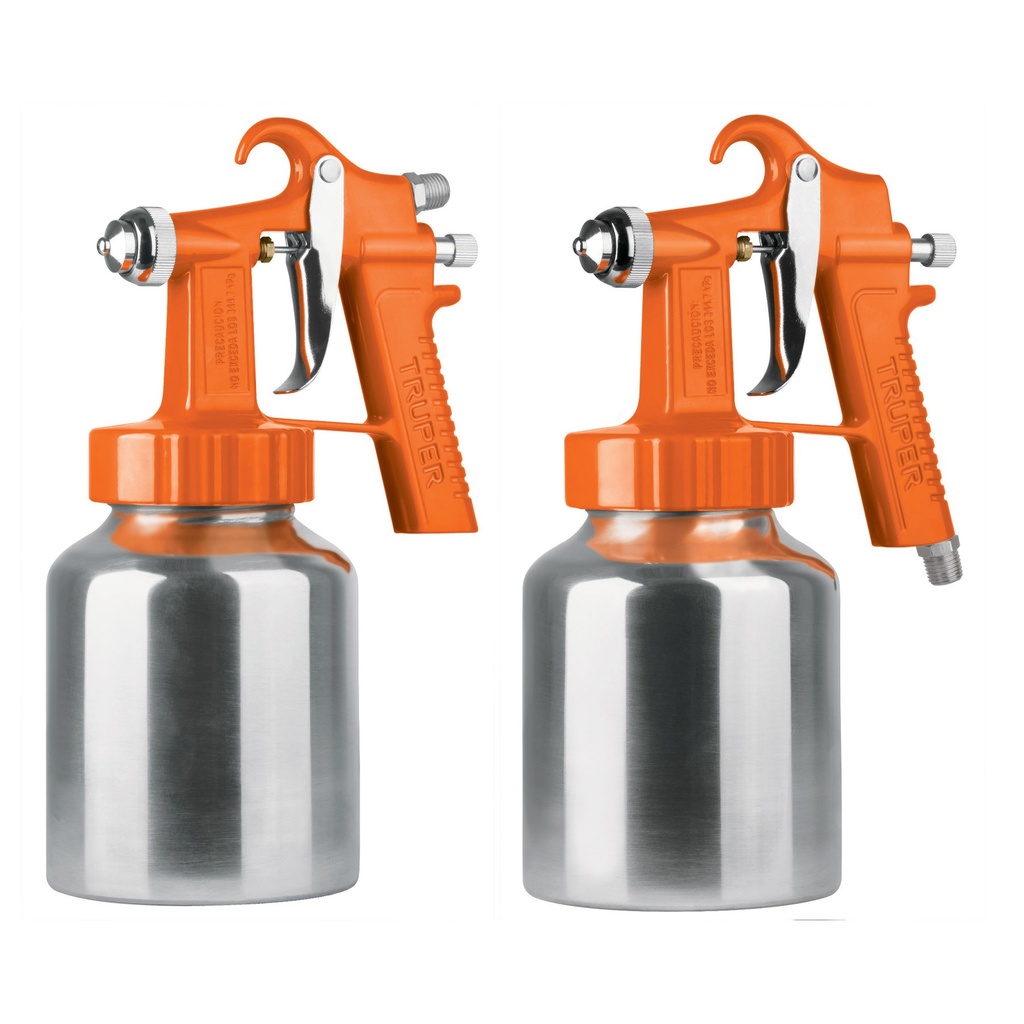 PISTOLA P/PINTAR BAJA PRESIÓN, 1.3 MM, NARANJA, ENTRADA INF