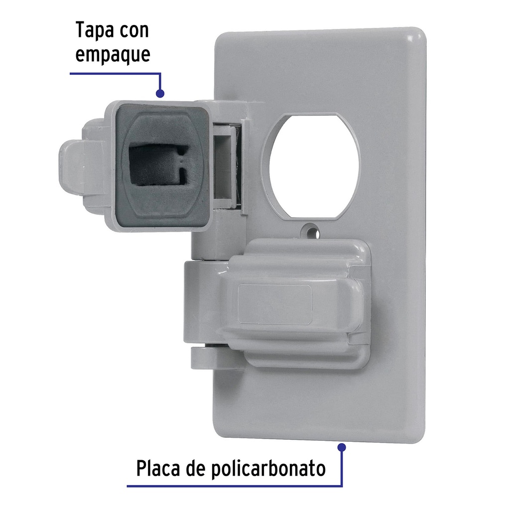 PLACA DÚPLEX DE POLICARBONATO PARA INTEMPERIE, LÍNEA STANDARD
