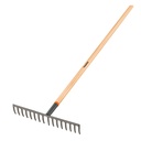 RASTRILLO RECTO DE 16 DIENTES, MANGO DE 60', TRUPER