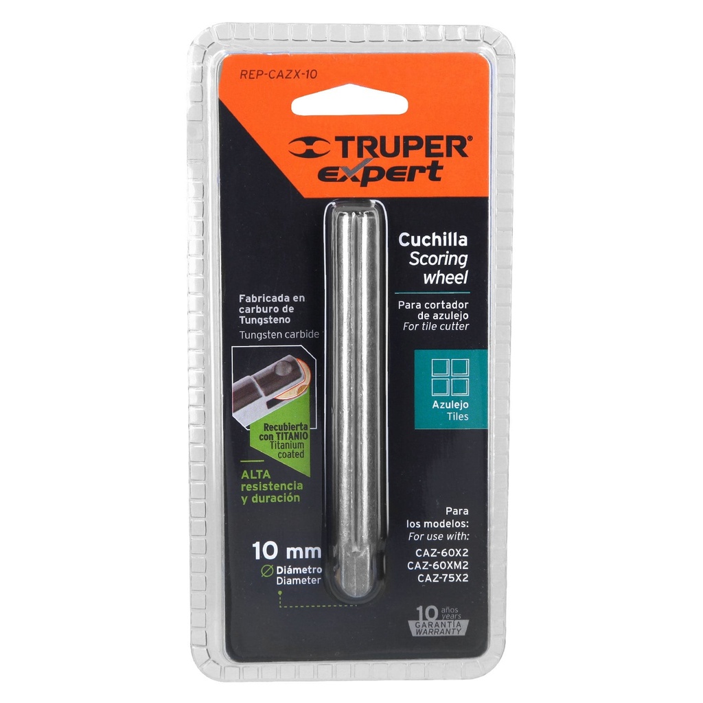 REPUESTO DE CUCHILLA PARA CORTADOR DE AZULEJO, 10 MM EXPERT*