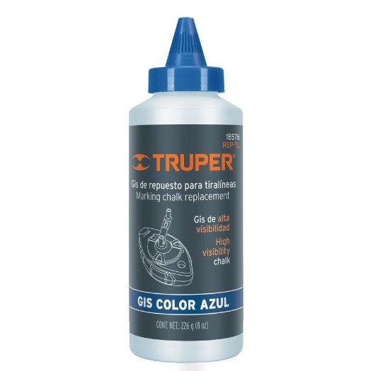 GIS AZUL PARA TIRALÍNEAS, ALTA VISIBILIDAD, 8 OZ, TRUPER