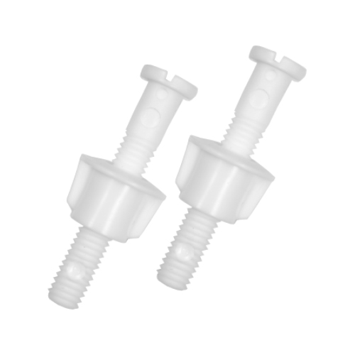 [COF-P-B2060] TORNILLOS LARGOS DE PLÁSTICO PARA ASIENTO DE SANITARIO (20)