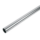 TUBO REDONDO PARA CLÓSET, 3.0 M, ACERO CROMADO, HERMEX