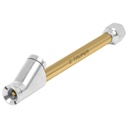 INFLADOR DE CABEZA DOBLE, CUERDA 1/4' NPT, TRUPER