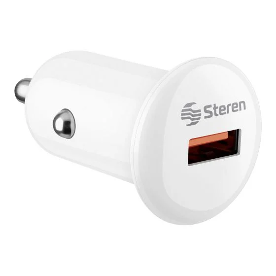 CARGADOR USB QC 18 W, PARA AUTO 