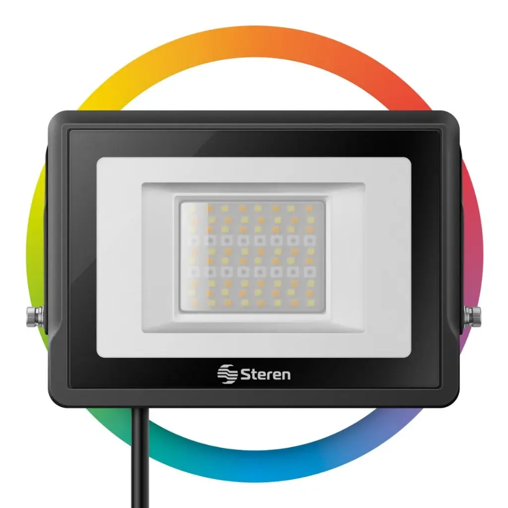 [STE-SHOME-1230] REFLECTOR LED WI-FI RGB+W DE 30 W PARA EXTERIOR **