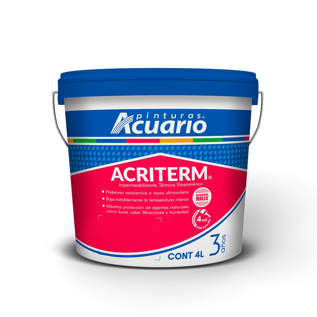 ACRITERM IMPER 3 AÑOS TERRACOTA 4L