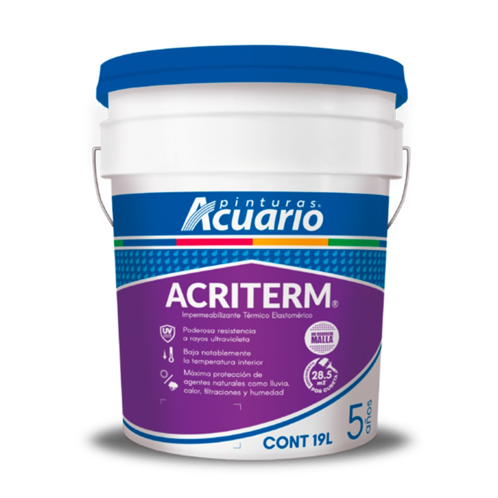 [ACU-IM771-19L] ACRITERM IMPER 5 AÑOS TERRACOTA 19L