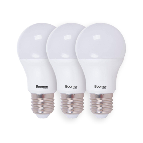 FOCO LED TRIPACK / A19 / 12 W 6500 K