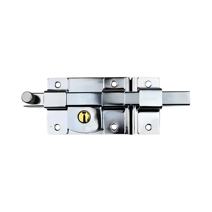 CERRADURA DE BARRA DERECHA CROMO CAJA