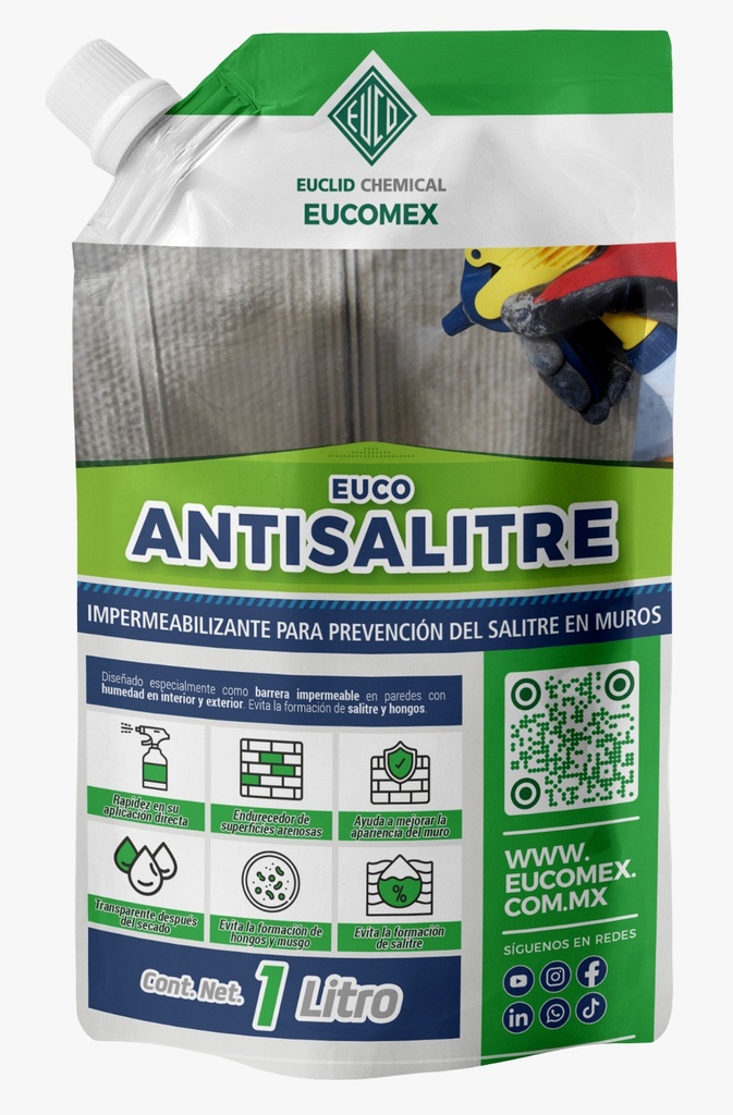 EUCO ANTISALITRE BOLSA 1 LT