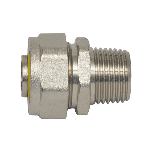 ADAPTADOR MACHO 1/2 MNPT X 3/8 COMP GAS PE-AL-PE (15)