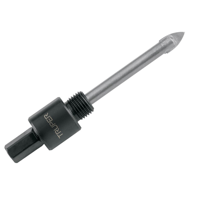 MANDRIL PARA BROCASIERRA DIAMANTE CON ROSCA 3/8", TRUPER
