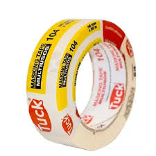 CINTA MASKING TAPE INDIVIDUAL PVC IMPRESO 104 18X50 (3/4")*