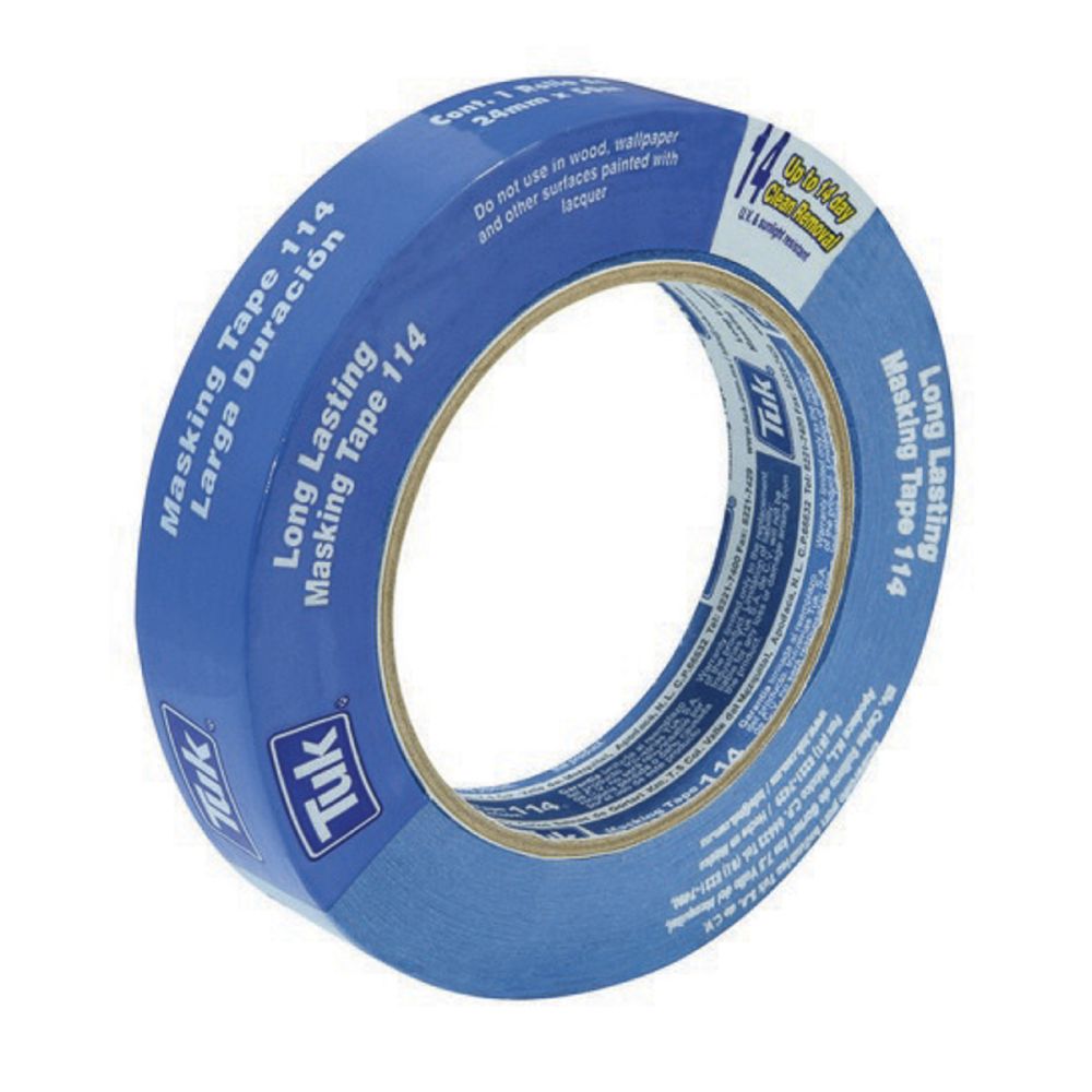CINTA MASKING TAPE AZUL 114AZ 24MMx 50M (1")