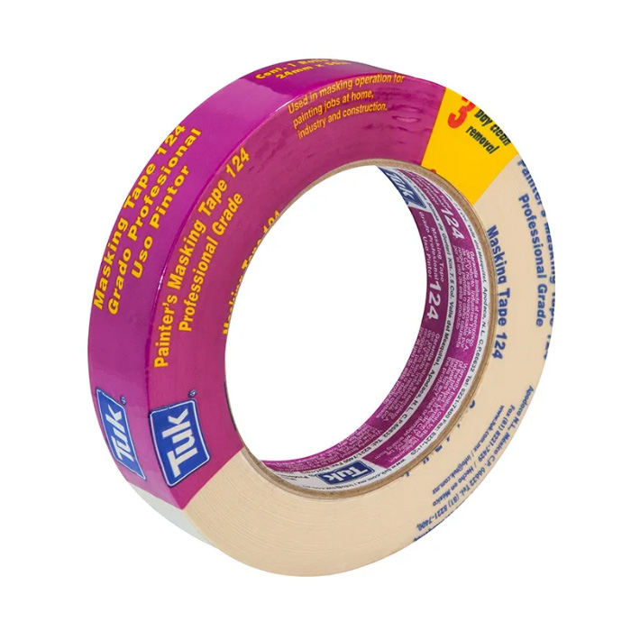 CINTA MASKING TAPE PROFESIONAL 124 24MMX50M (1")