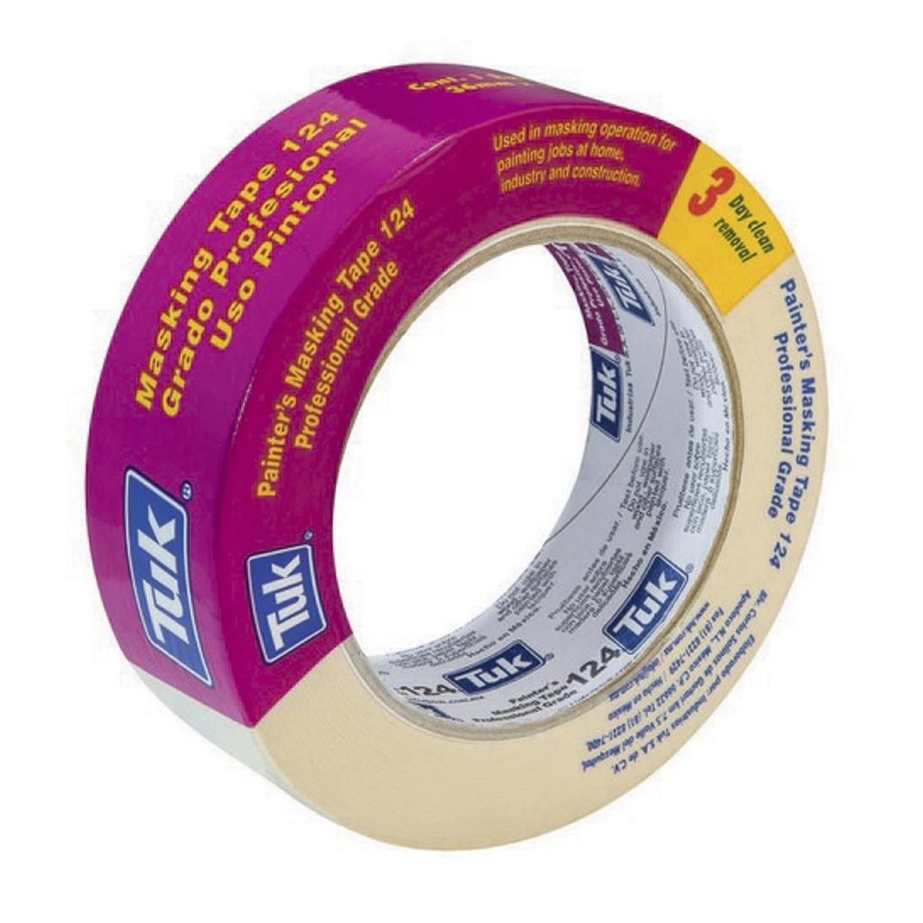 CINTA MASKING TAPE PROFESIONAL 124 36MMX50M (1-1/2")