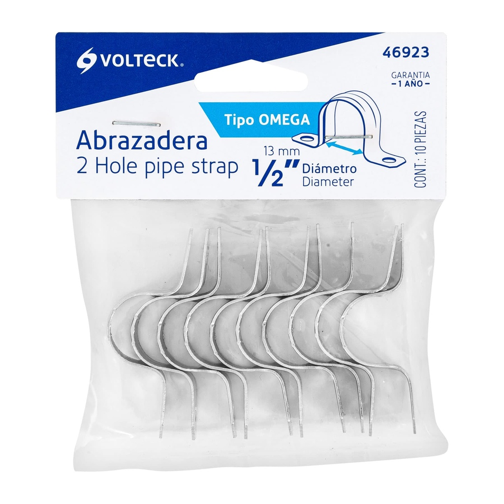 [TRU-46031] ABRAZADERA OMEGA 1 1/2, 136819 (10)