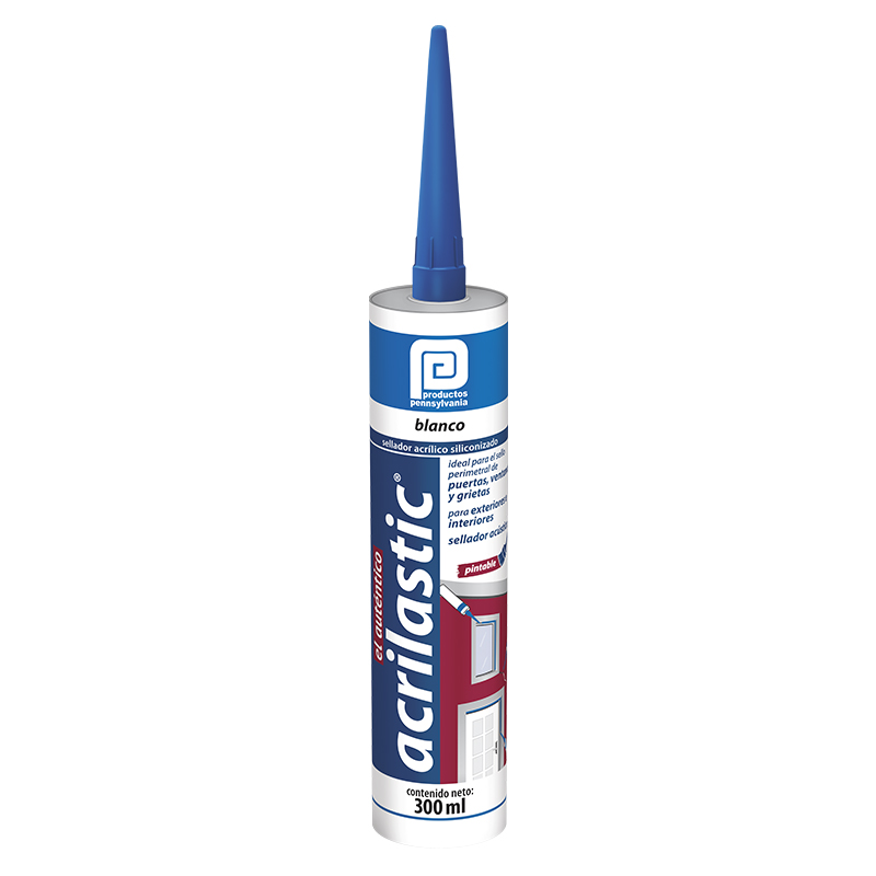 [PEN-SAC1B30] ACRILASTIC BLANCO, CARTUCHO 300 ML
