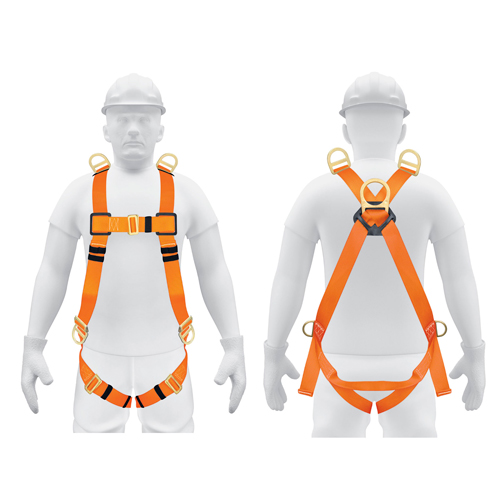 ARNÉS DE CUERPO COMPLETO CON 5 ANILLOS, ANSI, TRUPER*
