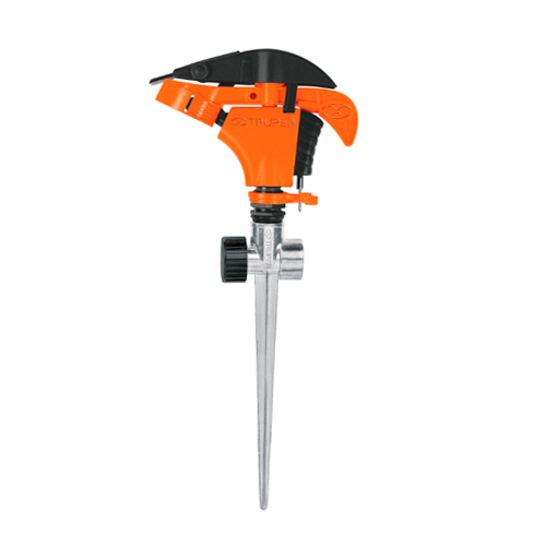 ASPERSOR PLÁSTICO 11', DOS VÍAS, ESTACA METALICA, TRUPER