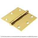 [TRU-43236] BISAGRA CUADRADA 2-1/2', LATONADO, CABEZA PLANA, HERMEX